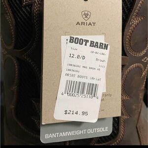 Ariat Men’s Boots Size 12
